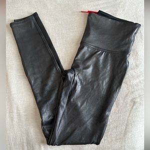 Spanx faux leather leggings